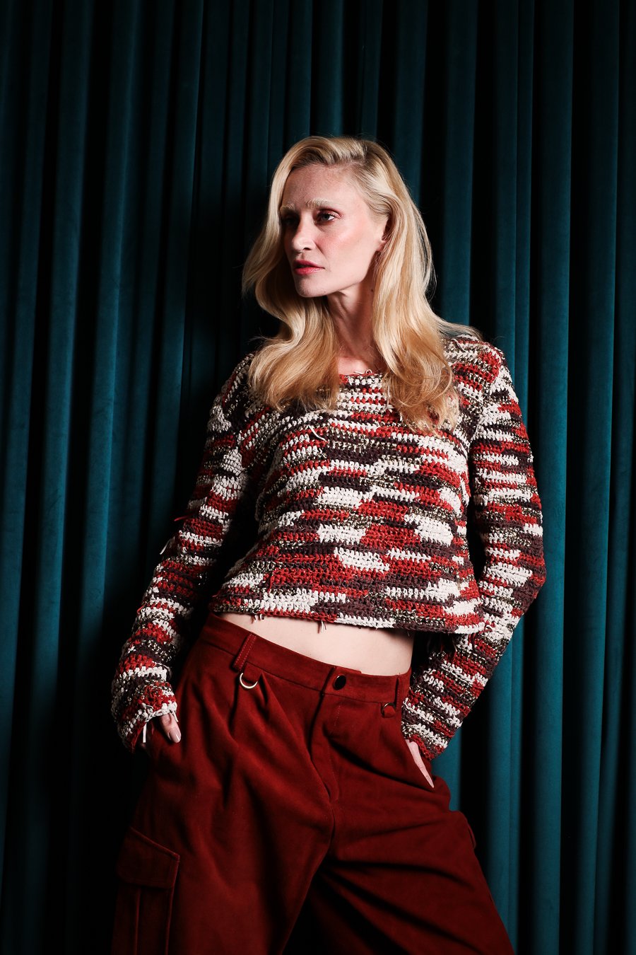 Blusa Domitila Tricô Marchetaria