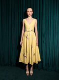 Vestido Midi Pintura Manual