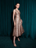 Vestido Midi Decote V